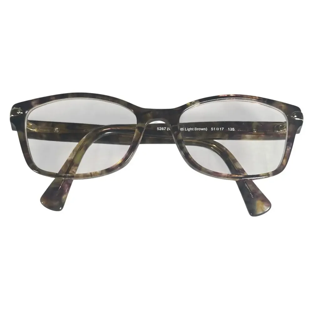 Coach HC6065 Eyeglasses Confetti Light Brown 5287 51mm Women’s Frames
